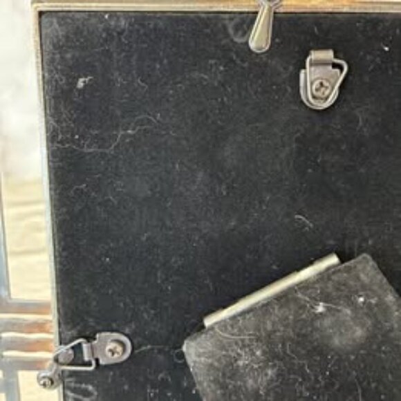 Vintage Wilton Industries Metal Pewter Art Deco Geometric Style Photo Frame - Picture 4 of 11